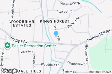 Map image of the property - 1405 Wayside Dr