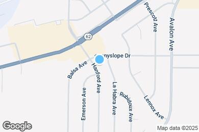 Map image of the property - 6941 Hanford Ave