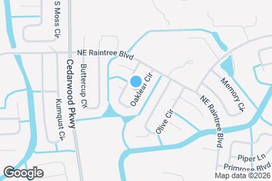Map image of the property - 8036 Oakleaf Cir