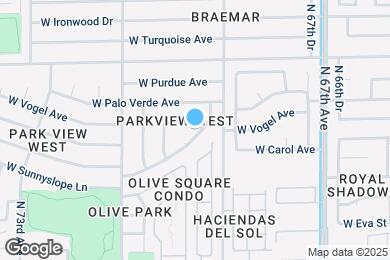 Map image of the property - 6919 W Vogel Ave