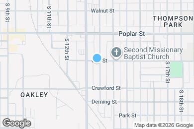 Map image of the property - 505 S 13th 1/2 St