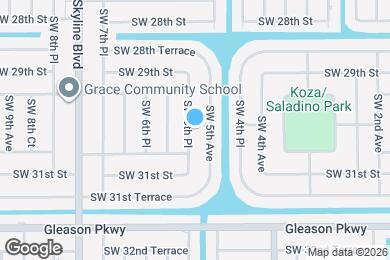 Map image of the property - 3003 SW 5th Pl