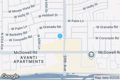 Map image of the property - 5909 W Coronado Rd