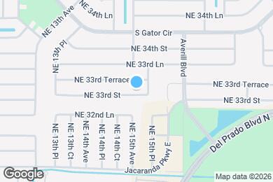 Map image of the property - 1501 NE 33rd St