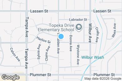 Map image of the property - 9660 Vanalden Ave