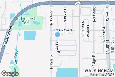 Map image of the property - 11839 129th Ave N