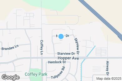 Map image of the property - 1313 Crestview Ct