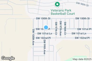 Map image of the property - 9880 SW 101st Pl