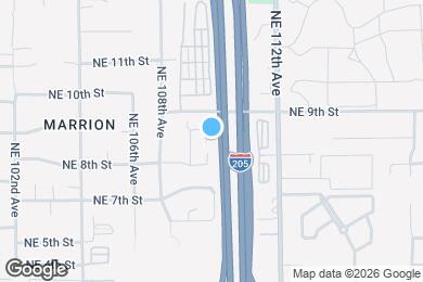 Map image of the property - 845 NE 109th Ct