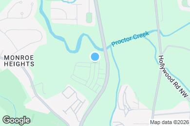 Map image of the property - 1422 Creekside Cir NW