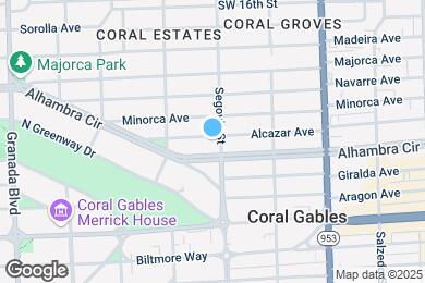 Map image of the property - 604 Alcazar Ave