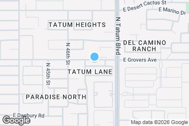 Map image of the property - 4722 E St John Rd