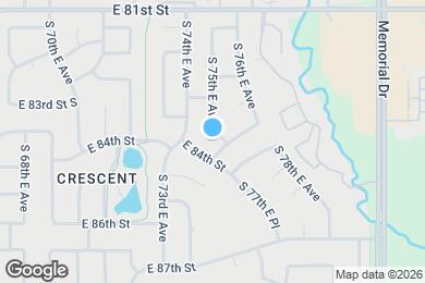 Map image of the property - 8340 S 75th E Ave