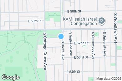 Map image of the property - 5132 S Drexel Ave