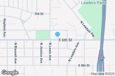 Map image of the property - 1812 E 6th St
