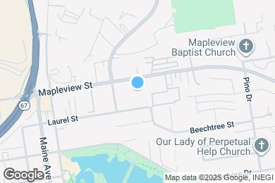 Map image of the property - 12805 Mapleview St