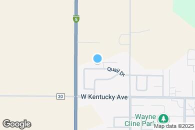 Map image of the property - 368 Quail Dr