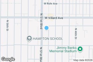 Map image of the property - 5102 N 51st Blvd