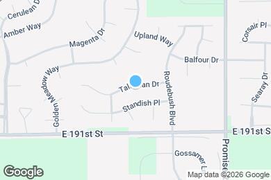 Map image of the property - 10755 Talisman Dr