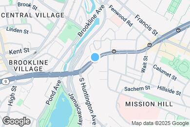 Map image of the property - 868 Huntington Ave