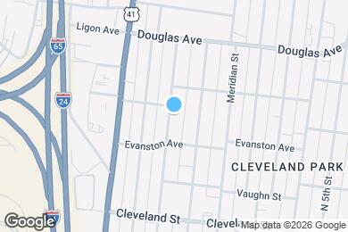 Map image of the property - 1115 N 2nd St