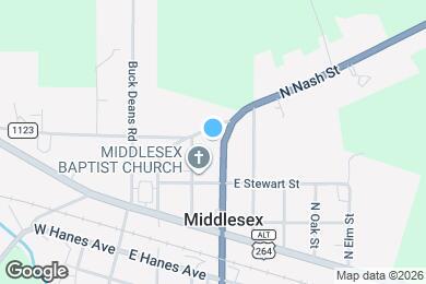 Map image of the property - 9916 N Nash St