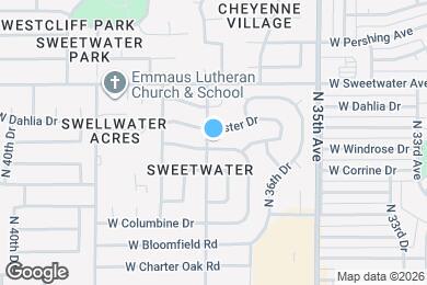 Map image of the property - 3672 W Windrose Dr