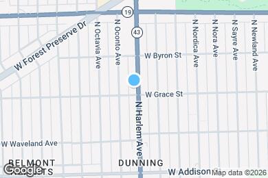 Map image of the property - 3804 N Harlem Ave