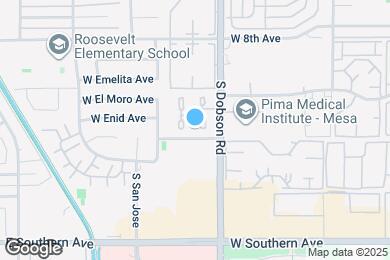 Map image of the property - 930 S Dobson Rd