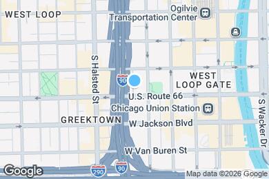 Map image of the property - 756 W Adams St