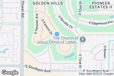 Map image of the property - 7002 E Exmoor Dr