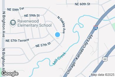 Map image of the property - 5641 N Drury Ave