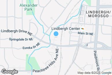 Map image of the property - 430 Lindbergh Dr NE