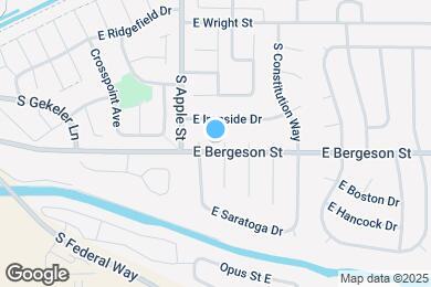 Map image of the property - 906 E Bergeson St