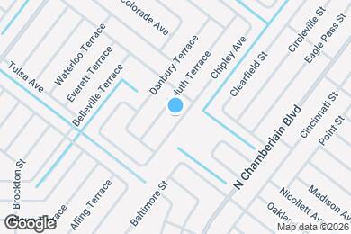 Map image of the property - 3809 Everglades Terrace