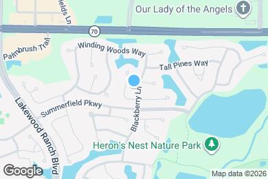 Map image of the property - 6316 Blackberry Ln