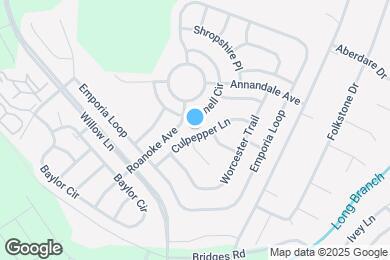 Map image of the property - 1553 Culpepper Ln