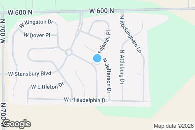 Map image of the property - 5753 N Jamestown Dr