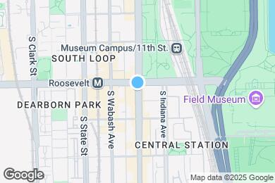 Map image of the property - 1210 S Michigan Ave