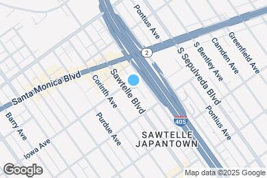 Map image of the property - 1700 Sawtelle Blvd