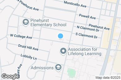 Map image of the property - 409 W College Ave