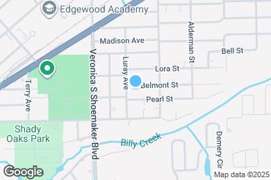 Map image of the property - 3716 Belmont St