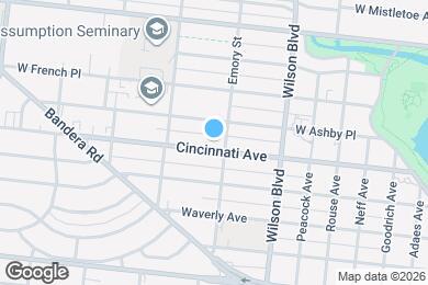 Map image of the property - 2011 Cincinnati Ave