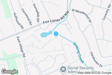 Map image of the property - 9101 Cedarpark Ln NW