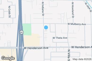 Map image of the property - 930 N Indiana St