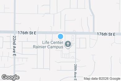 Map image of the property - 17625 26th Ave Ct E