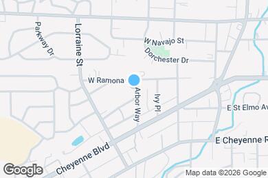 Map image of the property - 1706 Arbor Way