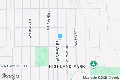 Map image of the property - 8140 9th Ave SW