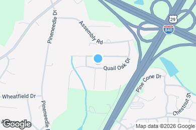 Map image of the property - 2901 Quail Oak Dr