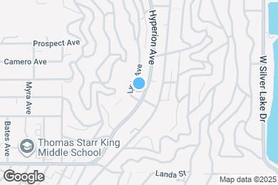 Map image of the property - 2111 Hyperion Ave